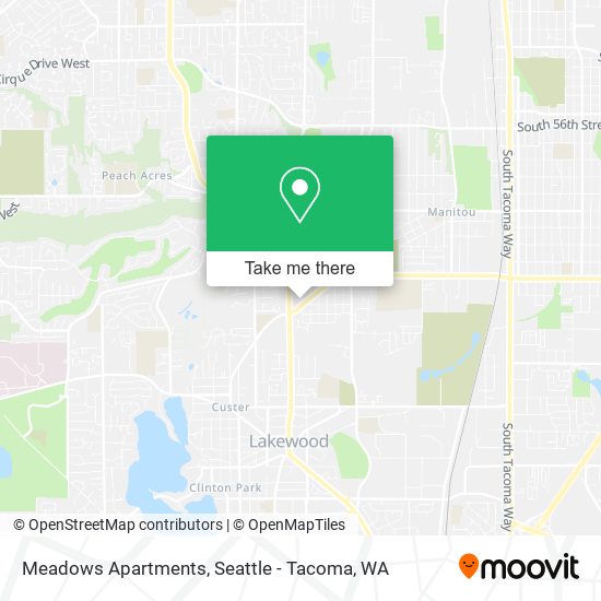 Meadows Apartments map