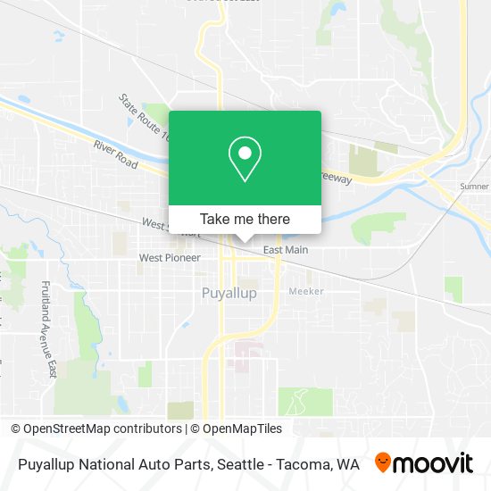 Mapa de Puyallup National Auto Parts