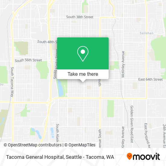 Mapa de Tacoma General Hospital