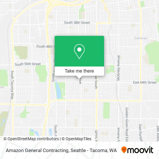 Amazon General Contracting map