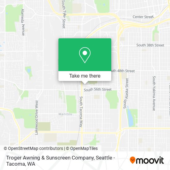 Troger Awning & Sunscreen Company map