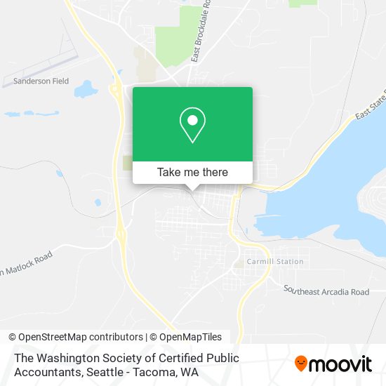 The Washington Society of Certified Public Accountants map