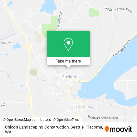 Chico's Landscaping Construction map
