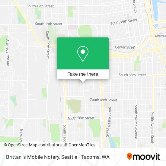 Brittani's Mobile Notary map