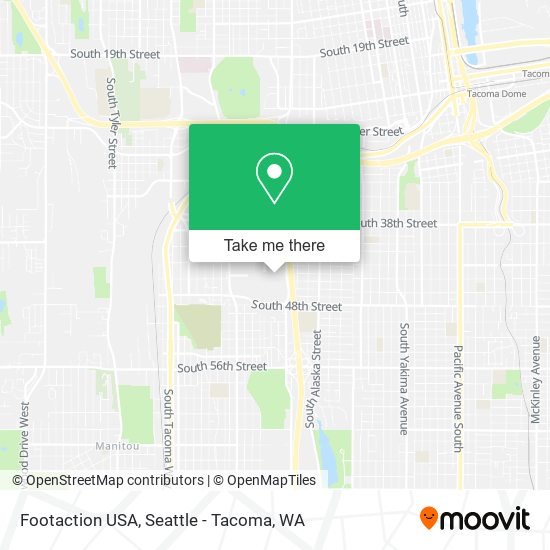 Footaction USA map