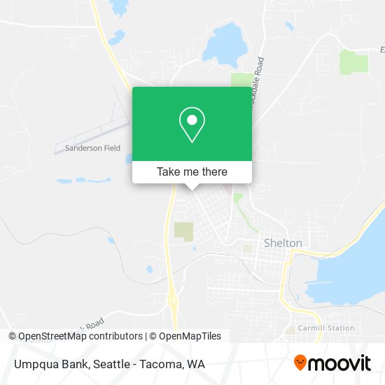 Umpqua Bank map