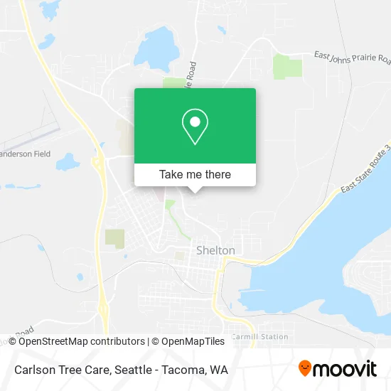 Carlson Tree Care map