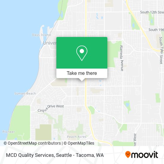 MCD Quality Services map