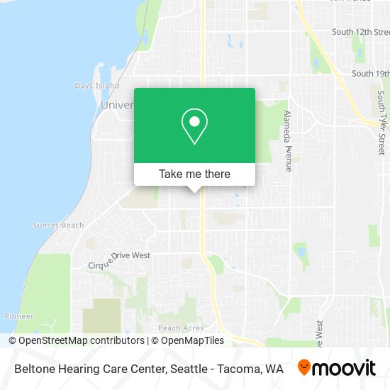 Beltone Hearing Care Center map