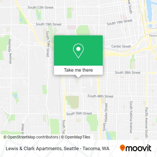 Mapa de Lewis & Clark Apartments