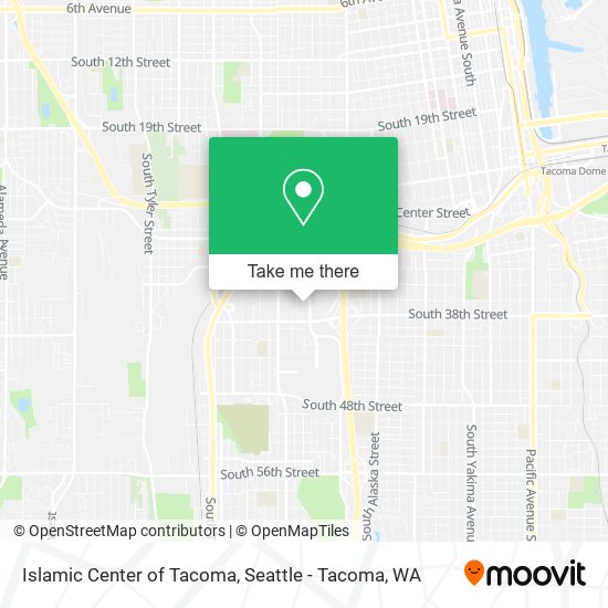 Islamic Center of Tacoma map