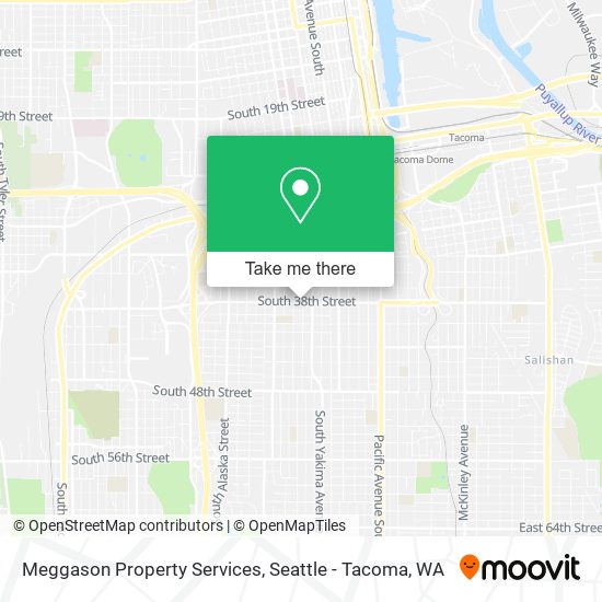 Meggason Property Services map