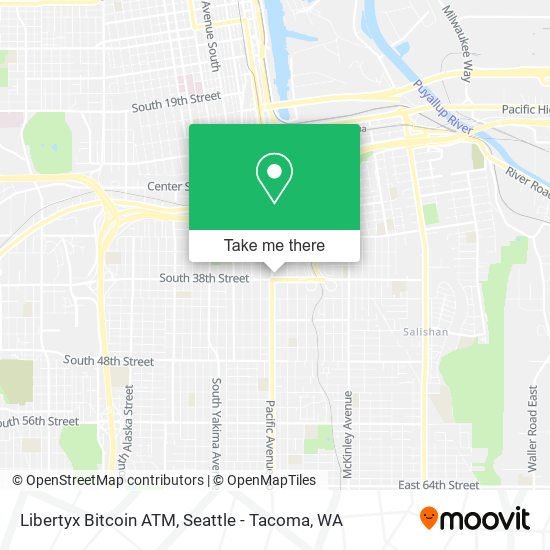 Mapa de Libertyx Bitcoin ATM