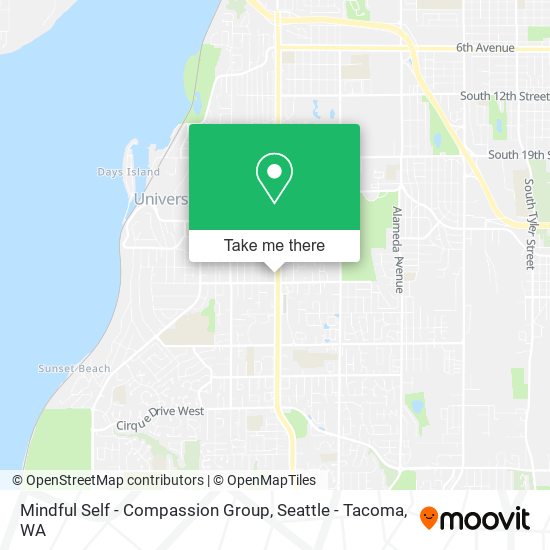 Mindful Self - Compassion Group map