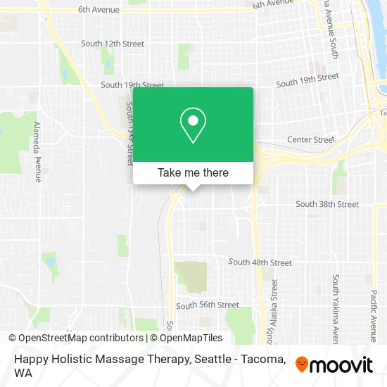 Happy Holistic Massage Therapy map