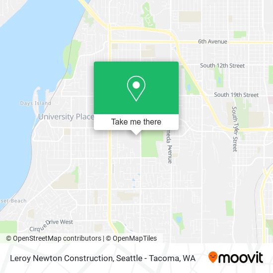 Mapa de Leroy Newton Construction