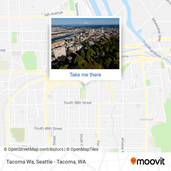 Tacoma Wa map
