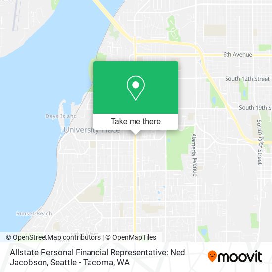 Allstate Personal Financial Representative: Ned Jacobson map