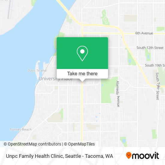 Unpc Family Health Clinic map