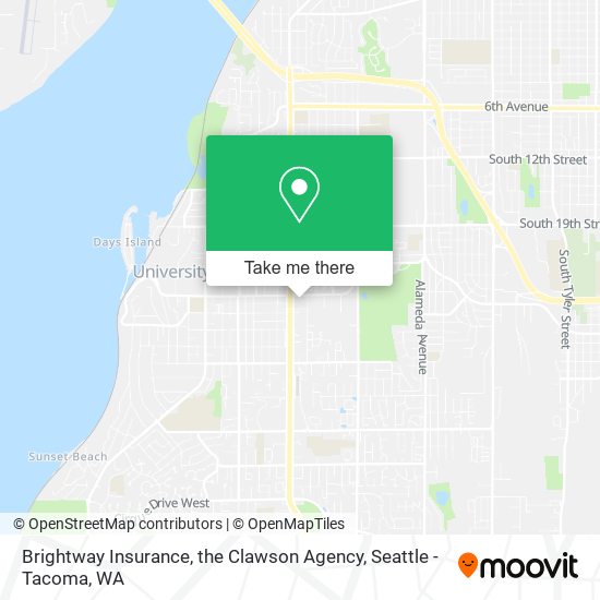 Mapa de Brightway Insurance, the Clawson Agency