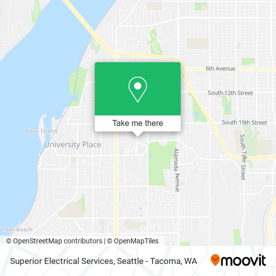 Superior Electrical Services map