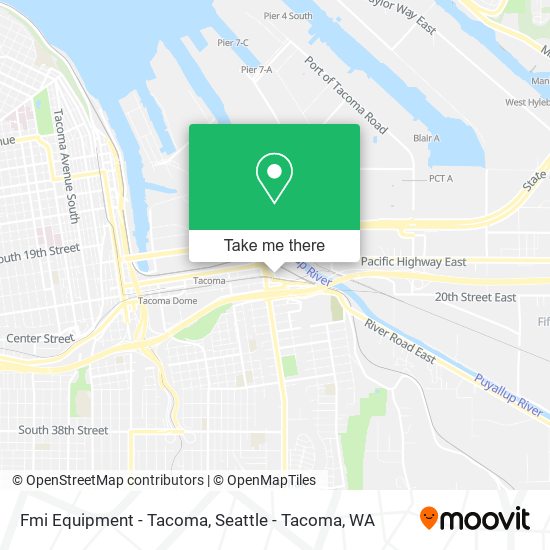 Fmi Equipment - Tacoma map