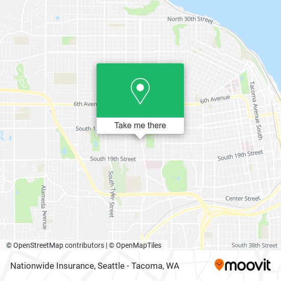 Mapa de Nationwide Insurance