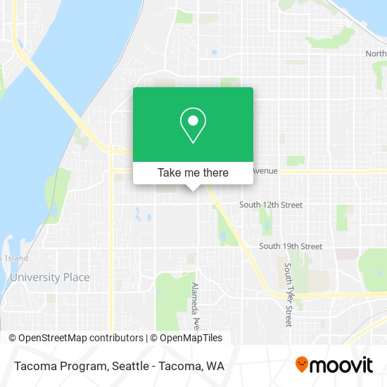 Tacoma Program map