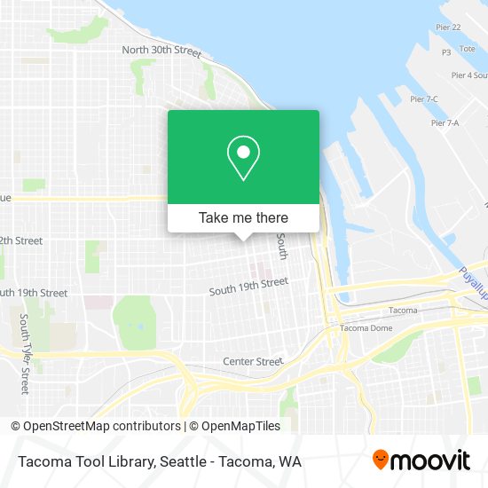 Tacoma Tool Library map