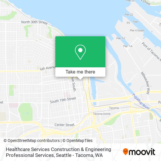 Healthcare Services Construction & Engineering Professional Services map