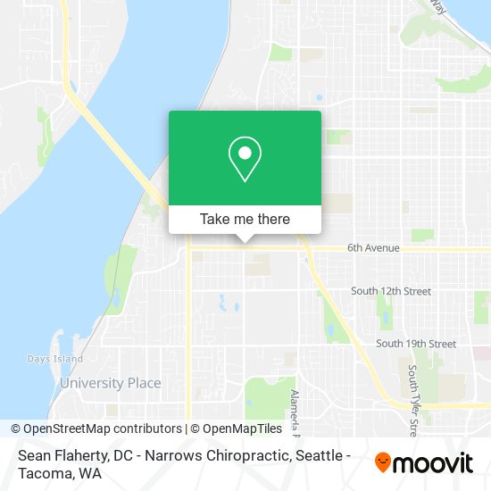 Mapa de Sean Flaherty, DC - Narrows Chiropractic