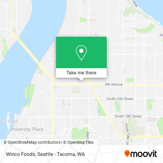 Winco Foods map