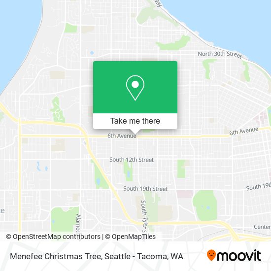 Menefee Christmas Tree map