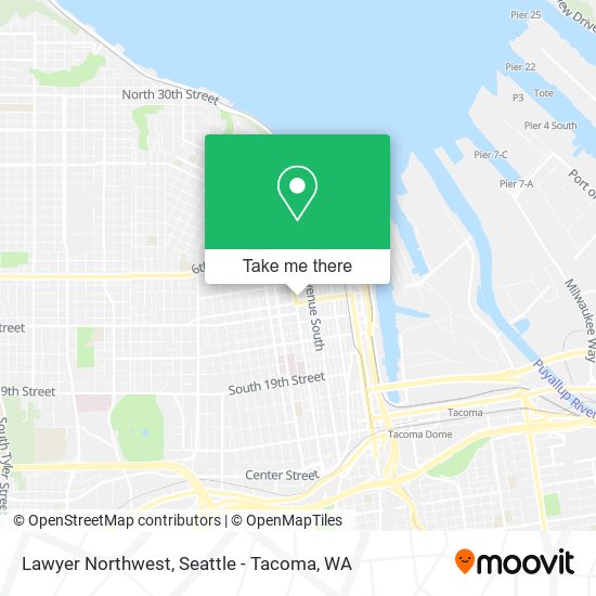 Mapa de Lawyer Northwest