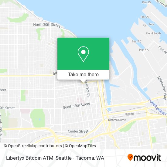 Mapa de Libertyx Bitcoin ATM