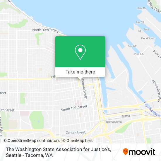 The Washington State Association for Justice's map