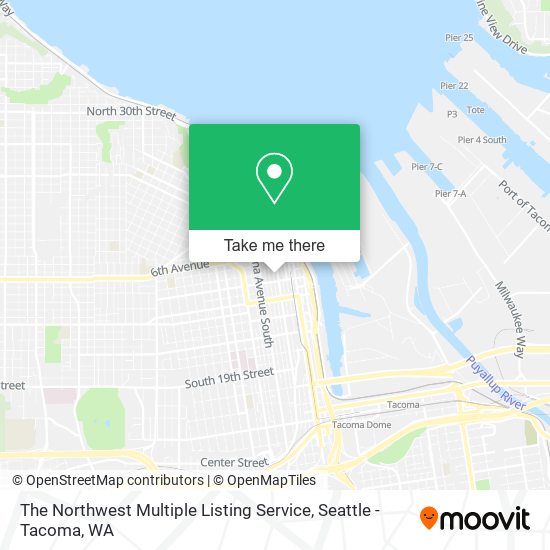 Mapa de The Northwest Multiple Listing Service