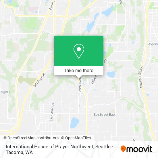 International House of Prayer Northwest map