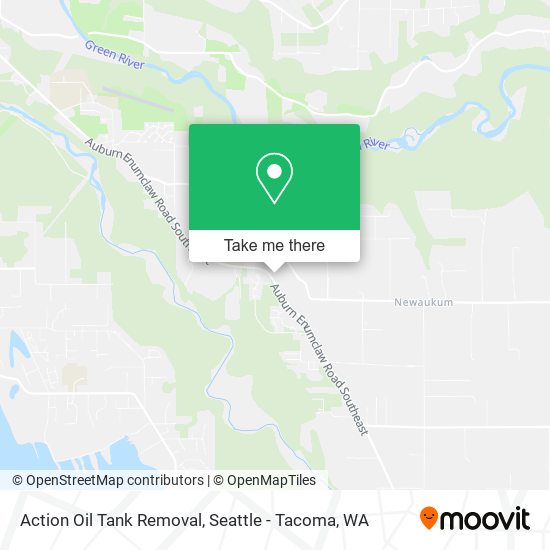 Action Oil Tank Removal map