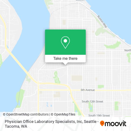 Mapa de Physician Office Laboratory Specialists, Inc