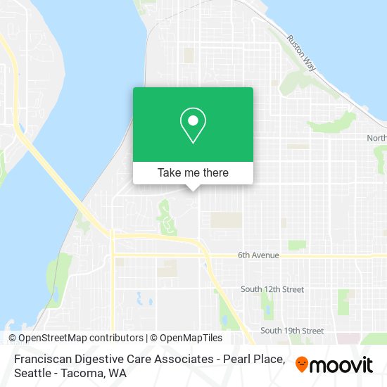 Franciscan Digestive Care Associates - Pearl Place map