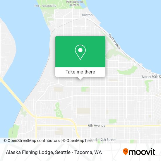 Alaska Fishing Lodge map