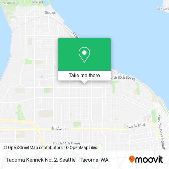 Tacoma Kenrick No. 2 map