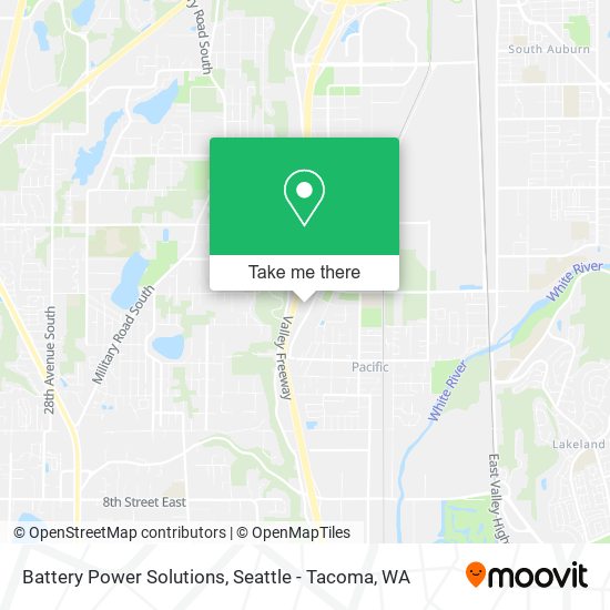 Mapa de Battery Power Solutions