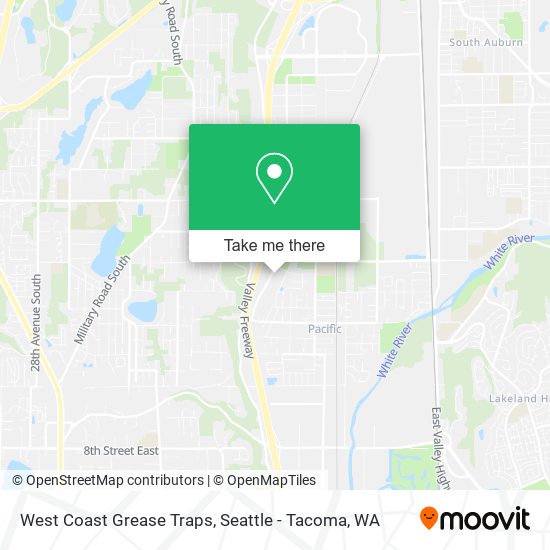 Mapa de West Coast Grease Traps