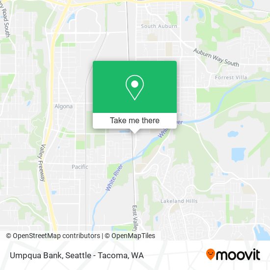 Umpqua Bank map