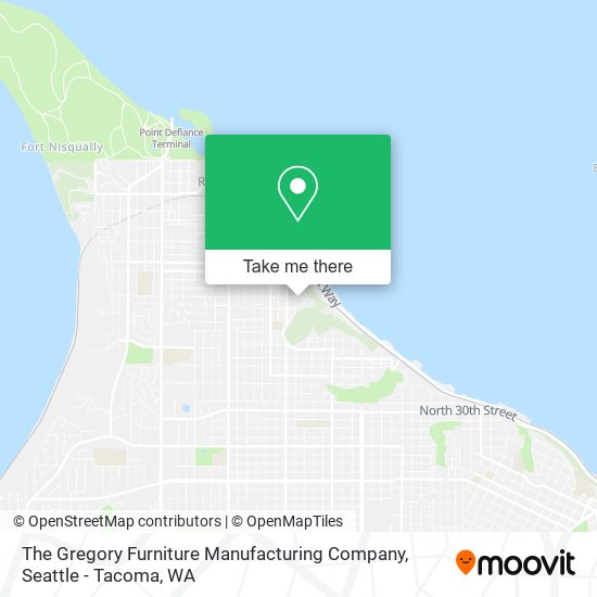 Mapa de The Gregory Furniture Manufacturing Company
