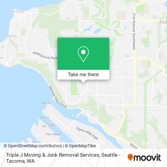 Triple J Moving & Junk Removal Services map