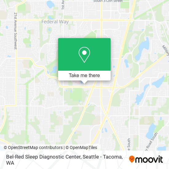 Bel-Red Sleep Diagnostic Center map