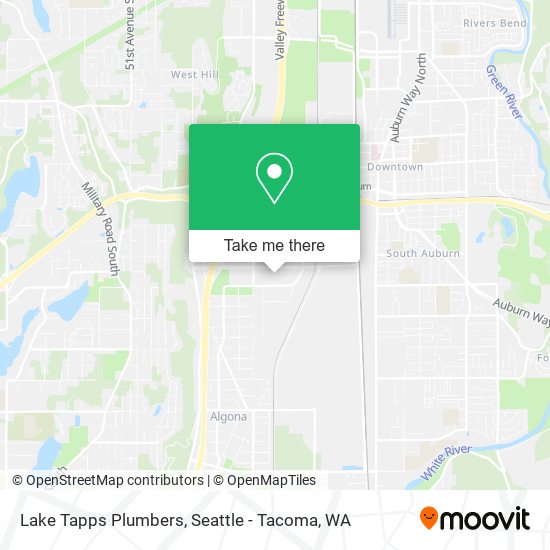 Mapa de Lake Tapps Plumbers